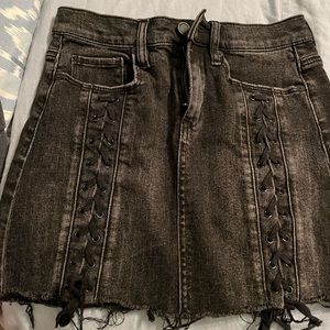 Super cute BlankNYC black denim skirt. Size 24
